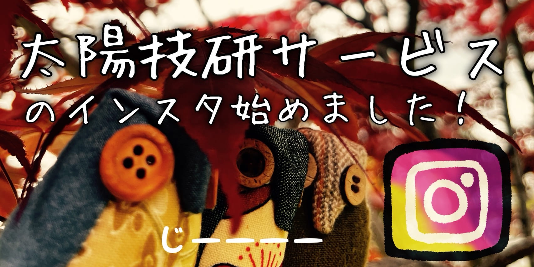 インスタはじめました